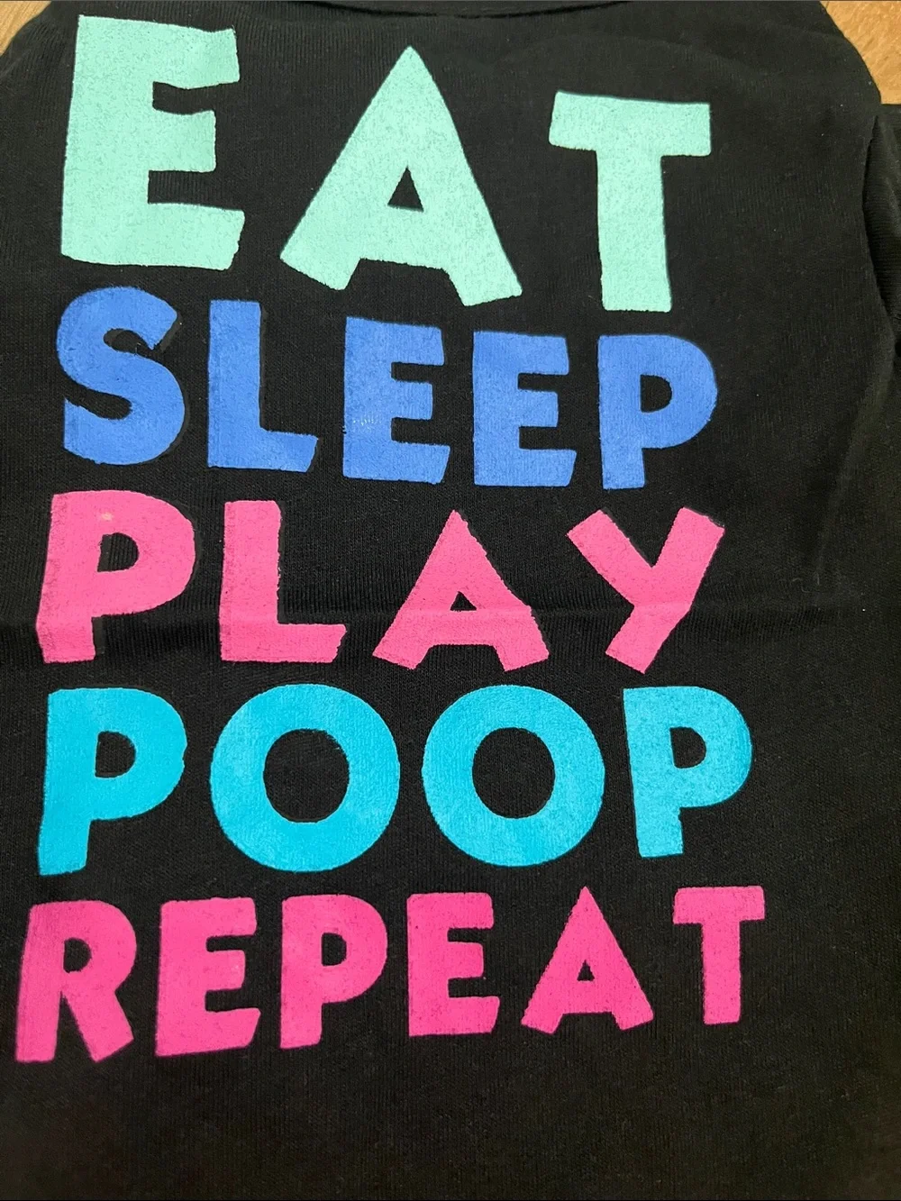 🐶 Eat Sleep Play Poop Repeat Dog Shirt Pet Tee-NEW